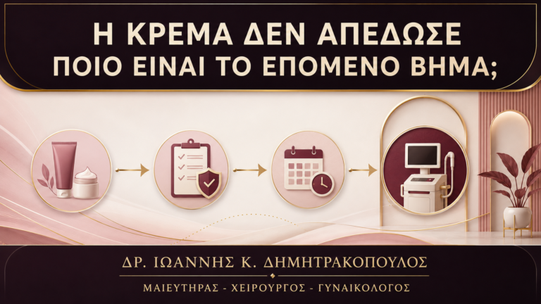 Αν Δεν Αποδώσει η Κρέμα για Κονδυλώματα, Ποιο Είναι το Επόμενο Βήμα; - Δρ. Ιωάννης Κ. Δημητρακόπουλος