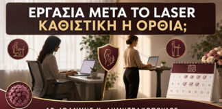 Καθιστική ή Όρθια Εργασία μετά το Laser Κονδυλωμάτων: Τι Χρειάζεται Προσοχή; - Δρ. Ιωάννης Κ. Δημητρακόπουλος
