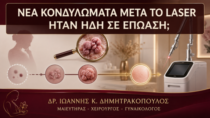 Νέα Κονδυλώματα 2-4 Εβδομάδες μετά το Laser: Ήταν Ήδη σε Επώαση; - Δρ. Ιωάννης Κ. Δημητρακόπουλος