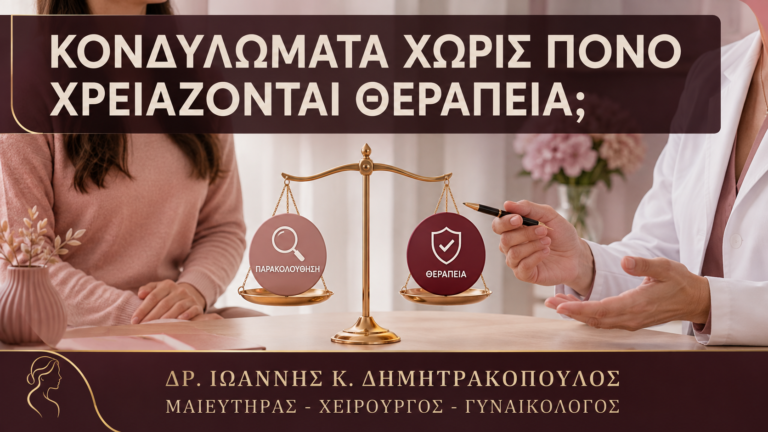 Κονδυλώματα που Δεν Πονάνε: Χρειάζονται Παρ’ Όλα Αυτά Θεραπεία; - Δρ. Ιωάννης Κ. Δημητρακόπουλος