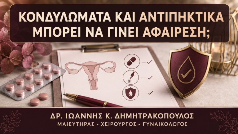 Κονδυλώματα και Αντιπηκτικά: Μπορεί να Γίνει Αφαίρεση με Ασφάλεια; - Δρ. Ιωάννης Κ. Δημητρακόπουλος