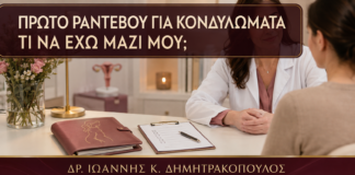 Πρώτο Ραντεβού για Ύποπτα Κονδυλώματα: Τι Πληροφορίες να Έχω Μαζί μου; - Δρ. Ιωάννης Κ. Δημητρακόπουλος