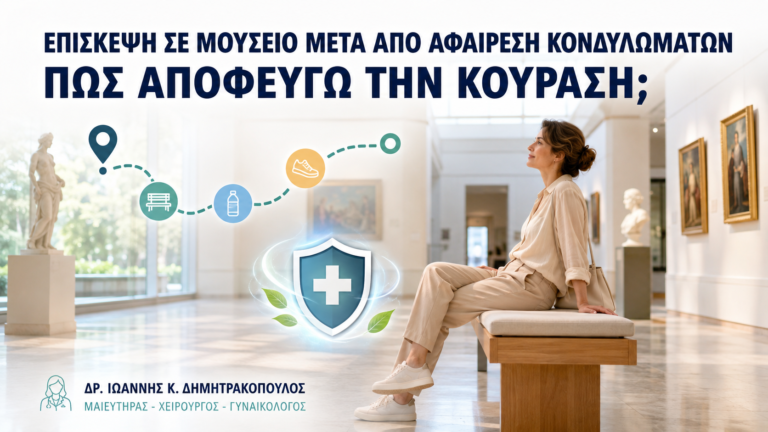 Επίσκεψη σε Μουσείο μετά από Αφαίρεση Κονδυλωμάτων: Πώς Αποφεύγω την Κούραση; - Δρ. Ιωάννης Κ. Δημητρακόπουλος