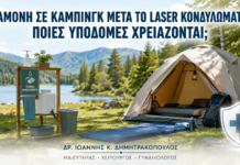 Διαμονή σε Κάμπινγκ μετά το Laser Κονδυλωμάτων: Ποιες Υποδομές Χρειάζονται; - Δρ. Ιωάννης Κ. Δημητρακόπουλος