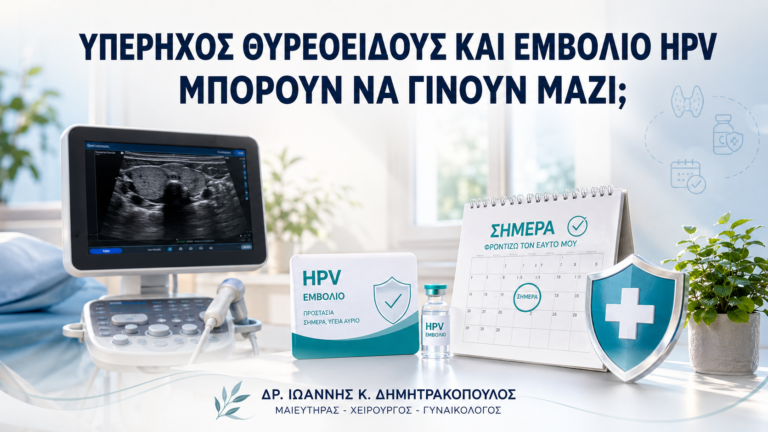 Υπέρηχος Θυρεοειδούς και Εμβόλιο HPV: Μπορούν να Γίνουν Μαζί; - Δρ. Ιωάννης Κ. Δημητρακόπουλος