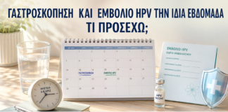 Γαστροσκόπηση και Εμβόλιο HPV την Ίδια Εβδομάδα: Τι Προσέχω; - Δρ. Ιωάννης Κ. Δημητρακόπουλος