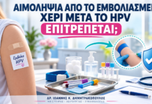 Αιμοληψία από το Εμβολιασμένο Χέρι μετά το HPV: Επιτρέπεται; - Δρ. Ιωάννης Κ. Δημητρακόπουλος