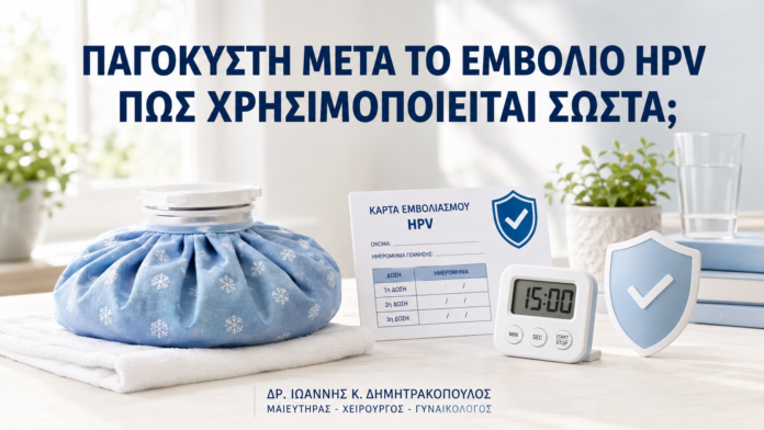 Παγοκύστη μετά το Εμβόλιο HPV: Πώς Χρησιμοποιείται Σωστά; Παγοκύστη μετά το Εμβόλιο HPV: Πώς Χρησιμοποιείται Σωστά; - Δρ. Ιωάννης Κ. Δημητρακόπουλος