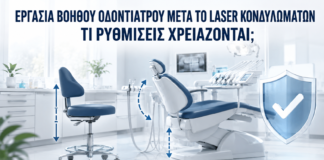 Εργασία Βοηθού Οδοντιάτρου μετά από Laser Κονδυλωμάτων: Τι Ρυθμίσεις Χρειάζονται; - Δρ. Ιωάννης Κ. Δημητρακόπουλος