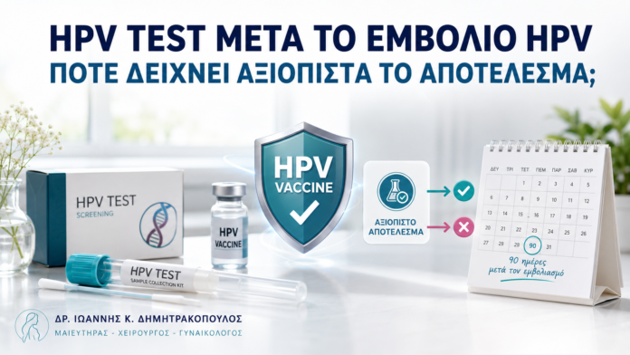 HPV Test μετά το Εμβόλιο HPV: Πότε Δείχνει Αξιόπιστα το Αποτέλεσμα; - Δρ. Ιωάννης Κ. Δημητρακόπουλος