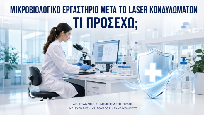 Εργασία σε Μικροβιολογικό Εργαστήριο μετά από Laser Κονδυλωμάτων: Τι Προσέχω; Εργασία σε Μικροβιολογικό Εργαστήριο μετά από Laser Κονδυλωμάτων: Τι Προσέχω; - Δρ. Ιωάννης Κ. Δημητρακόπουλος