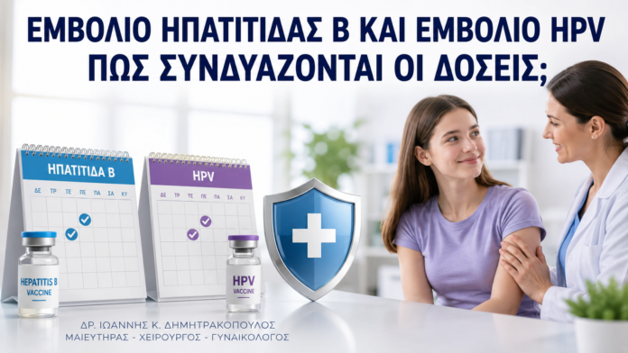 Εμβόλιο Ηπατίτιδας Β και Εμβόλιο HPV: Πώς Συνδυάζονται οι Δόσεις; - Δρ. Ιωάννης Κ. Δημητρακόπουλος