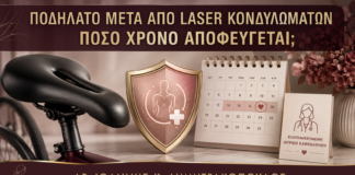 Ποδήλατο μετά από Laser Κονδυλωμάτων: Πόσο Χρόνο Αποφεύγεται; - Δρ. Ιωάννης Κ. Δημητρακόπουλος