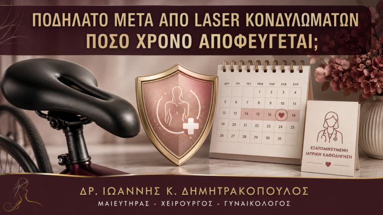 Ποδήλατο μετά από Laser Κονδυλωμάτων: Πόσο Χρόνο Αποφεύγεται; - Δρ. Ιωάννης Κ. Δημητρακόπουλος