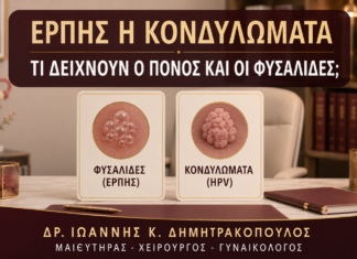 Έρπης ή Κονδυλώματα: Τι Δείχνουν ο Πόνος και οι Φυσαλίδες; - Δρ. Ιωάννης Κ. Δημητρακόπουλος