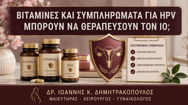 Βιταμίνες και Συμπληρώματα για HPV: Μπορούν να Θεραπεύσουν τον Ιό; - Δρ. Ιωάννης Κ. Δημητρακόπουλος