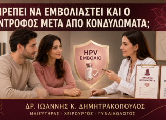 Πρέπει να Εμβολιαστεί και ο Σύντροφος μετά από Κονδυλώματα; - Δρ. Ιωάννης Κ. Δημητρακόπουλος
