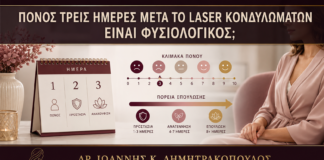 Πόνος Τρεις Ημέρες μετά το Laser Κονδυλωμάτων: Είναι Φυσιολογικός; - Δρ. Ιωάννης Κ. Δημητρακόπουλος