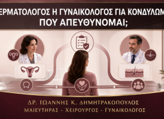 Δερματολόγος ή Γυναικολόγος για Κονδυλώματα: Πού Απευθύνομαι; Δερματολόγος ή Γυναικολόγος για Κονδυλώματα: Πού Απευθύνομαι; - Δρ. Ιωάννης Κ. Δημητρακόπουλος