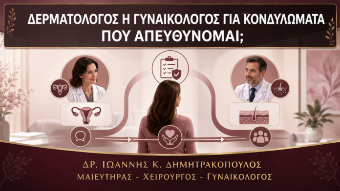 Δερματολόγος ή Γυναικολόγος για Κονδυλώματα: Πού Απευθύνομαι; - Δρ. Ιωάννης Κ. Δημητρακόπουλος