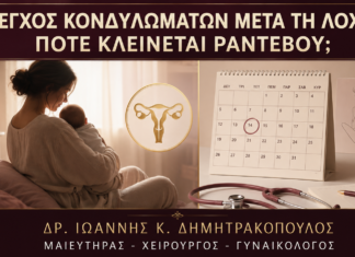 Έλεγχος Κονδυλωμάτων μετά τη Λοχεία: Πότε Κλείνεται Ραντεβού; Έλεγχος Κονδυλωμάτων μετά τη Λοχεία: Πότε Κλείνεται Ραντεβού; - Δρ. Ιωάννης Κ. Δημητρακόπουλος