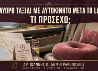 Πολύωρο Ταξίδι με Αυτοκίνητο μετά το Laser: Τι Προσέχω; Πολύωρο Ταξίδι με Αυτοκίνητο μετά το Laser: Τι Προσέχω; - Δρ. Ιωάννης Κ. Δημητρακόπουλος
