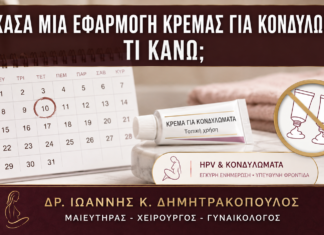 Ξέχασα μία Εφαρμογή Κρέμας για Κονδυλώματα: Τι Κάνω; - Δρ. Ιωάννης Κ. Δημητρακόπουλος