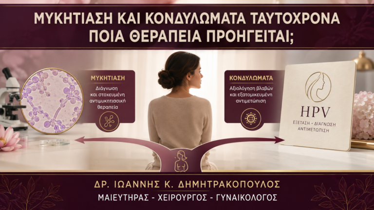 Μυκητίαση και Κονδυλώματα Ταυτόχρονα: Ποια Θεραπεία Προηγείται; - Δρ. Ιωάννης Κ. Δημητρακόπουλος