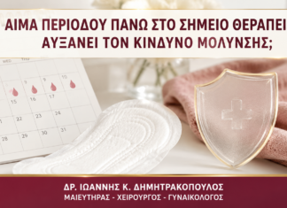 Αίμα Περιόδου πάνω στο Σημείο Θεραπείας: Αυξάνει τον Κίνδυνο Μόλυνσης; - Δρ. Ιωάννης Κ. Δημητρακόπουλος