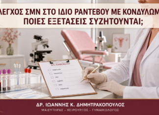 Έλεγχος ΣΜΝ στο Ίδιο Ραντεβού με Κονδυλώματα: Ποιες Εξετάσεις Συζητούνται; - Δρ. Ιωάννης Κ. Δημητρακόπουλος
