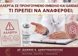 Αλλεργία σε Προηγούμενο Εμβόλιο και Gardasil 9: Τι Πρέπει να Αναφερθεί; - Δρ. Ιωάννης Κ. Δημητρακόπουλος