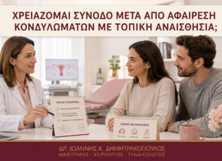 Χρειάζομαι Συνοδό μετά από Αφαίρεση Κονδυλωμάτων με Τοπική Αναισθησία; Χρειάζομαι Συνοδό μετά από Αφαίρεση Κονδυλωμάτων με Τοπική Αναισθησία; - Δρ. Ιωάννης Κ. Δημητρακόπουλος