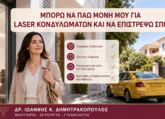 Μπορώ να Πάω Μόνη μου για Laser Κονδυλωμάτων και να Επιστρέψω Σπίτι; - Δρ. Ιωάννης Κ. Δημητρακόπουλος