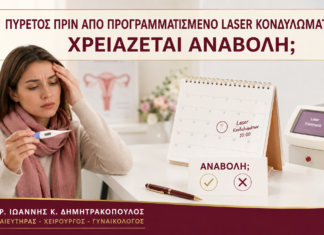 Πυρετός πριν από Προγραμματισμένο Laser Κονδυλωμάτων: Χρειάζεται Αναβολή; Πυρετός πριν από Προγραμματισμένο Laser Κονδυλωμάτων: Χρειάζεται Αναβολή; - Δρ. Ιωάννης Κ. Δημητρακόπουλος