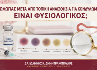 Μώλωπας μετά από Τοπική Αναισθησία για Κονδυλώματα: Είναι Φυσιολογικός; - Δρ. Ιωάννης Κ. Δημητρακόπουλος