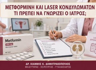 Μετφορμίνη και Laser Κονδυλωμάτων: Τι Πρέπει να Γνωρίζει ο Ιατρός; - Δρ. Ιωάννης Κ. Δημητρακόπουλος