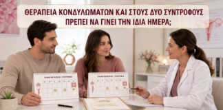 Θεραπεία Κονδυλωμάτων και στους Δύο Συντρόφους: Πρέπει να Γίνει την Ίδια Ημέρα; - Δρ. Ιωάννης Κ. Δημητρακόπουλος
