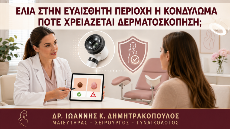 Ελιά στην Ευαίσθητη Περιοχή ή Κονδύλωμα: Πότε Χρειάζεται Δερματοσκόπηση; - Δρ. Ιωάννης Κ. Δημητρακόπουλος