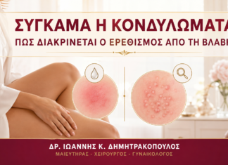 Σύγκαμα ή Κονδυλώματα: Πώς Διακρίνεται ο Ερεθισμός από τη Βλάβη; Σύγκαμα ή Κονδυλώματα: Πώς Διακρίνεται ο Ερεθισμός από τη Βλάβη; - Δρ. Ιωάννης Κ. Δημητρακόπουλος