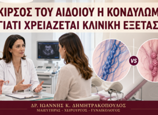 Κιρσός του Αιδοίου ή Κονδύλωμα: Γιατί Χρειάζεται Κλινική Εξέταση; - Δρ. Ιωάννης Κ. Δημητρακόπουλος