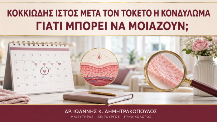 Κοκκιώδης Ιστός μετά τον Τοκετό ή Κονδύλωμα: Γιατί Μπορεί να Μοιάζουν; - Δρ. Ιωάννης Κ. Δημητρακόπουλος