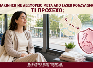 Μετακίνηση με Λεωφορείο μετά από Laser Κονδυλωμάτων: Τι Προσέχω; - Δρ. Ιωάννης Κ. Δημητρακόπουλος