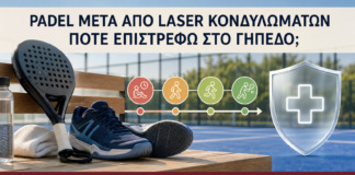 Padel μετά από Laser Κονδυλωμάτων: Πότε Επιστρέφω στο Γήπεδο; - Δρ. Ιωάννης Κ. Δημητρακόπουλος