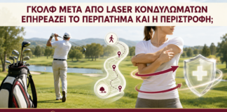 Γκολφ μετά από Laser Κονδυλωμάτων: Επηρεάζει το Περπάτημα και η Περιστροφή; - Δρ. Ιωάννης Κ. Δημητρακόπουλος