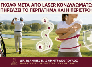 Γκολφ μετά από Laser Κονδυλωμάτων: Επηρεάζει το Περπάτημα και η Περιστροφή; - Δρ. Ιωάννης Κ. Δημητρακόπουλος