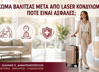 Σήκωμα Βαλίτσας μετά από Laser Κονδυλωμάτων: Πότε Είναι Ασφαλές; - Δρ. Ιωάννης Κ. Δημητρακόπουλος