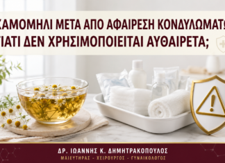 Χαμομήλι μετά από Αφαίρεση Κονδυλωμάτων: Γιατί Δεν Χρησιμοποιείται Αυθαίρετα; - Δρ. Ιωάννης Κ. Δημητρακόπουλος