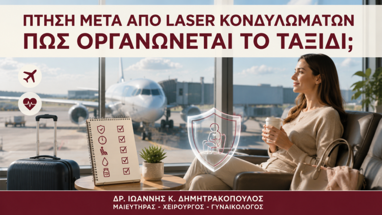 Πτήση μετά από Laser Κονδυλωμάτων: Πώς Οργανώνεται το Ταξίδι; - Δρ. Ιωάννης Κ. Δημητρακόπουλος