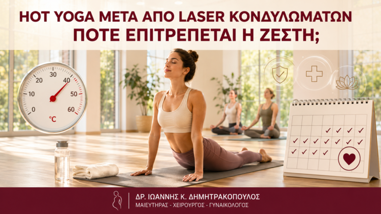 Hot Yoga μετά από Laser Κονδυλωμάτων: Πότε Επιτρέπεται η Ζέστη; - Δρ. Ιωάννης Κ. Δημητρακόπουλος