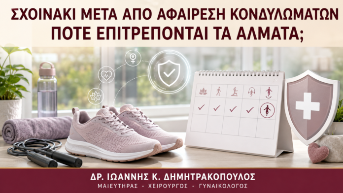 Σχοινάκι μετά από Αφαίρεση Κονδυλωμάτων: Πότε Επιτρέπονται τα Άλματα; - Δρ. Ιωάννης Κ. Δημητρακόπουλος